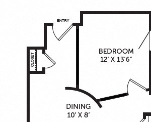 New Monarch A2R floor plan New Monarch A2R floor plan at The Monarch by Windsor, Austin, Texas